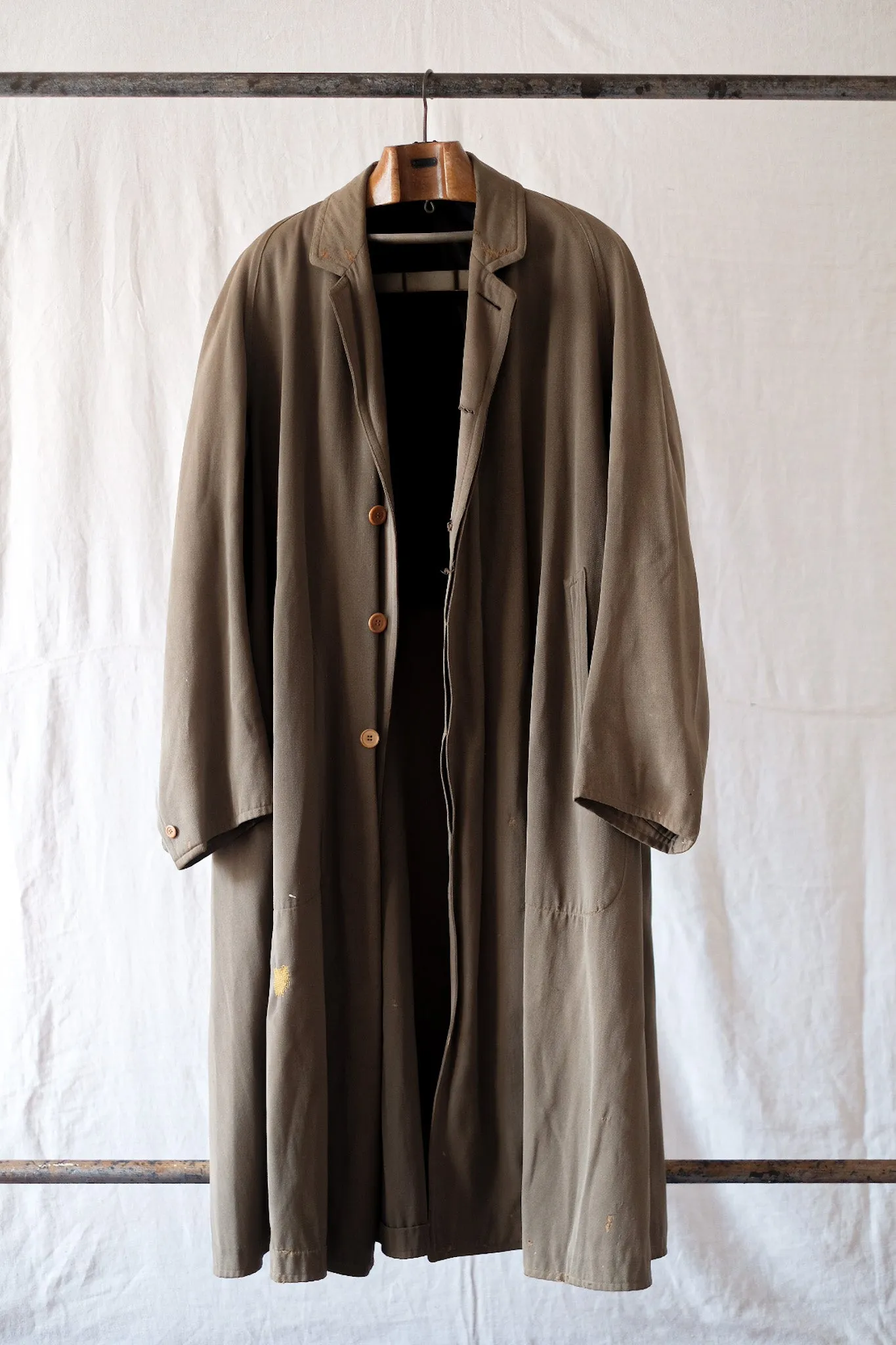 【~10's】French Antique Wool Gabardine Hunting Coat
