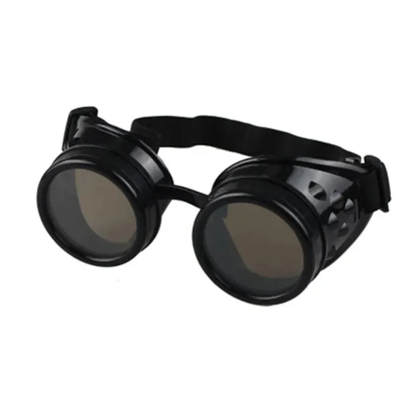 2022 Steampunk Sunglasses for Men Vintage Windshield Goggles Women Cyber Glasses Adjustable Belt Round Frame Sun Glasses