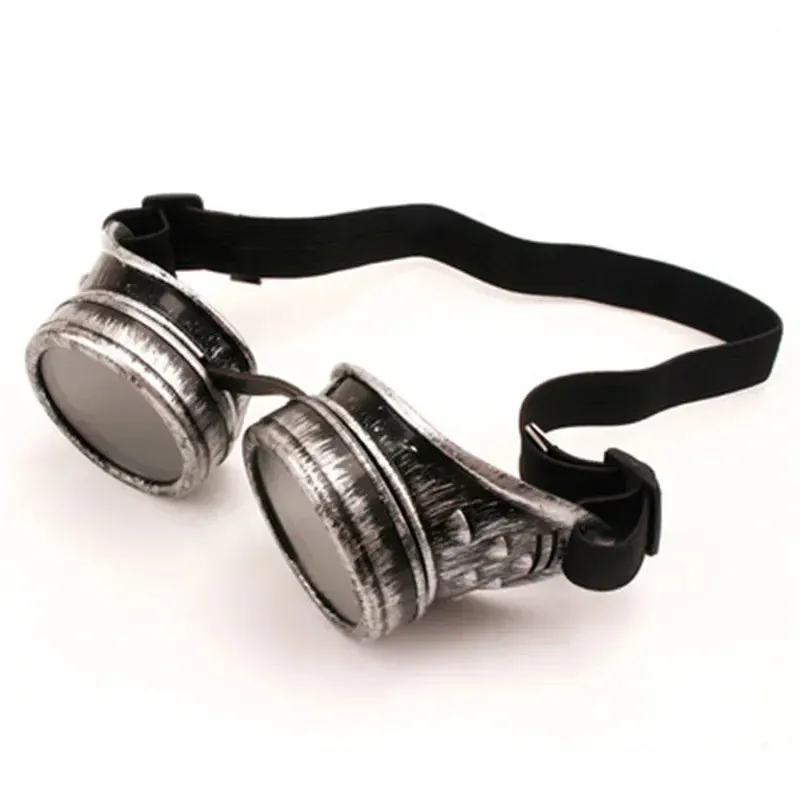2022 Steampunk Sunglasses for Men Vintage Windshield Goggles Women Cyber Glasses Adjustable Belt Round Frame Sun Glasses