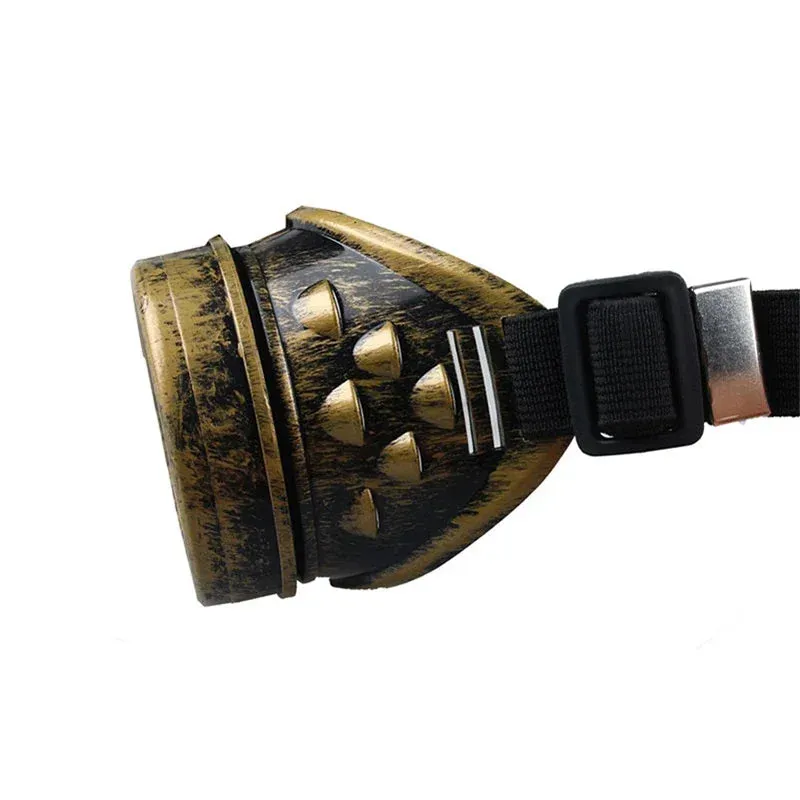 2022 Steampunk Sunglasses for Men Vintage Windshield Goggles Women Cyber Glasses Adjustable Belt Round Frame Sun Glasses