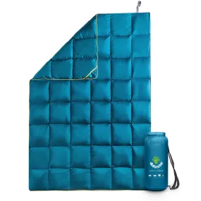 4Monster lightweight camping Packable Down Puffy Blanket -  Trellis