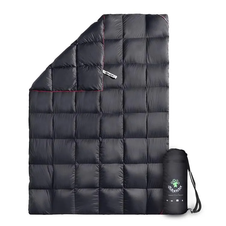 4Monster lightweight camping Packable Down Puffy Blanket -  Trellis