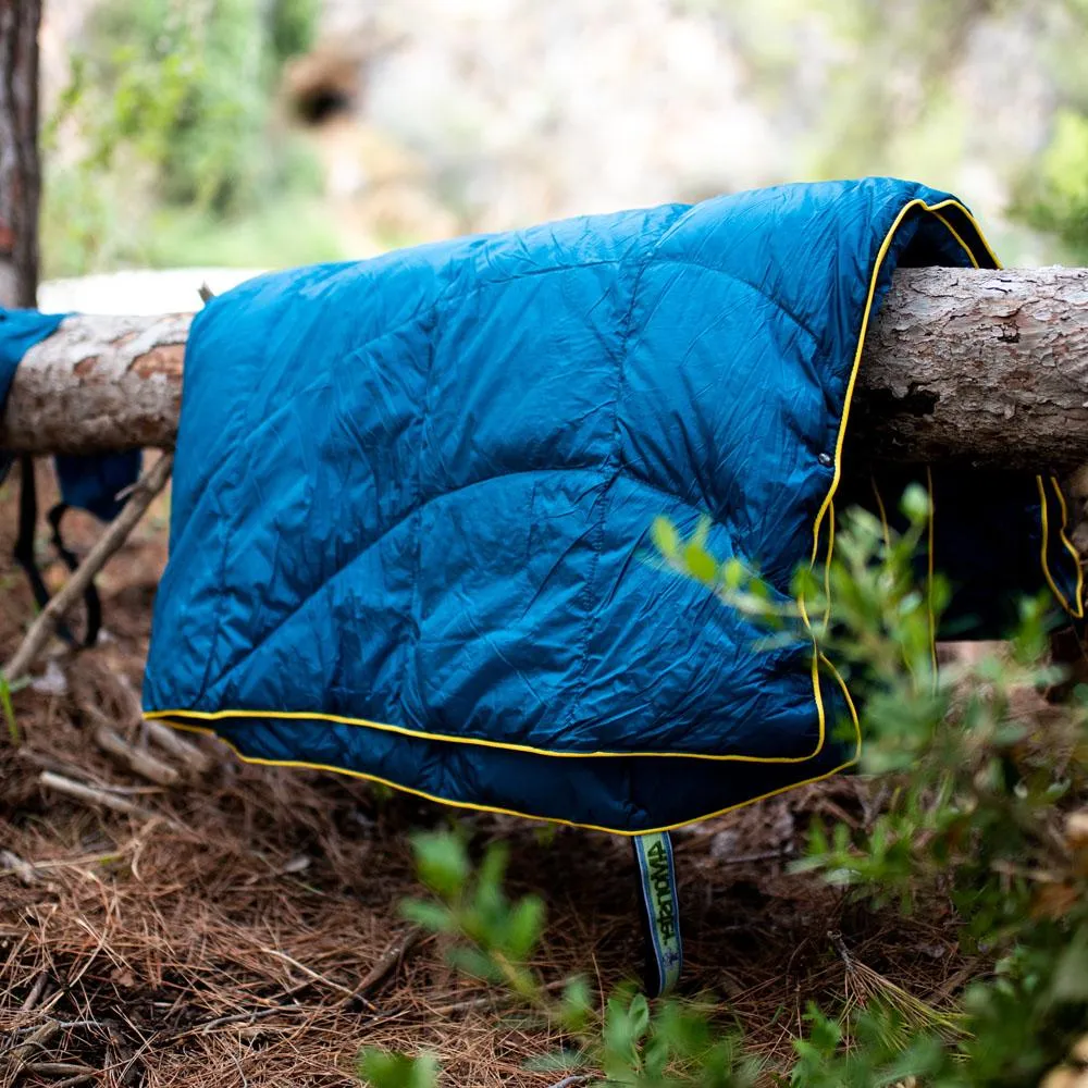 4Monster lightweight camping Packable Down Puffy Blanket -  Trellis