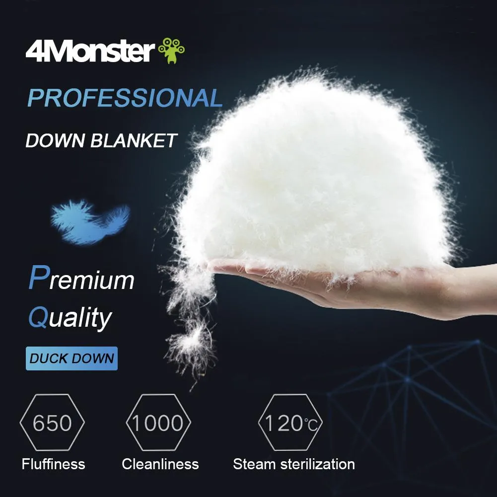 4Monster lightweight camping Packable Down Puffy Blanket -  Trellis