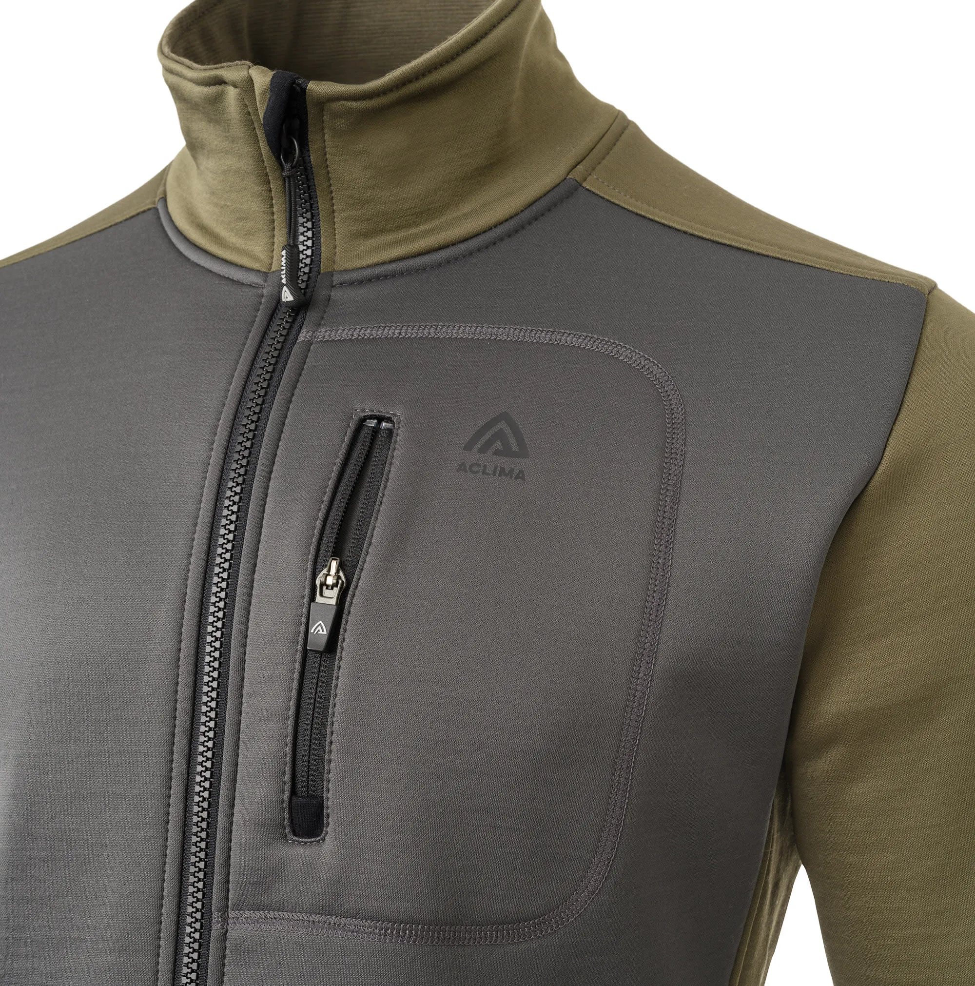 Aclima Men&#x27;s WoolShell Jacket Gray Pinstripe/Tarmac | Buy Aclima Men&#x27;s WoolShell Jacket Gray Pinstripe/Tarmac here | Outnorth