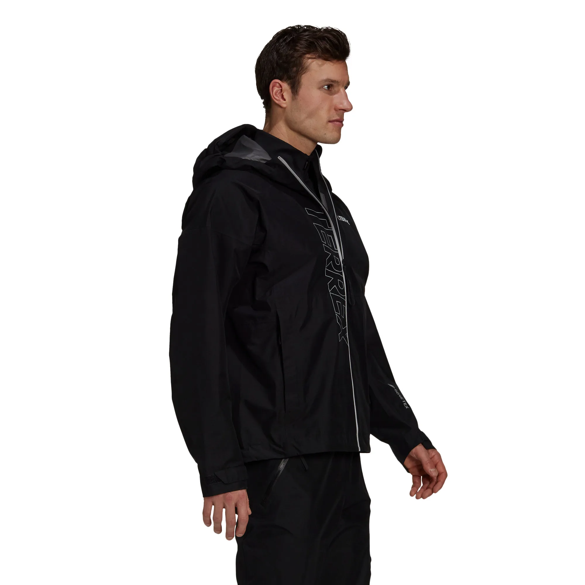 Adidas Men&#x27;s Terrex Gore-Tex Paclite Rain Jacket Black | Buy Adidas Men&#x27;s Terrex Gore-Tex Paclite Rain Jacket Black here | Outnorth