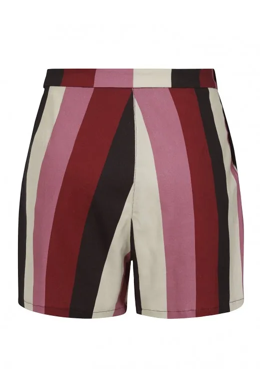 Adriana Bubblegum Stripe Shorts