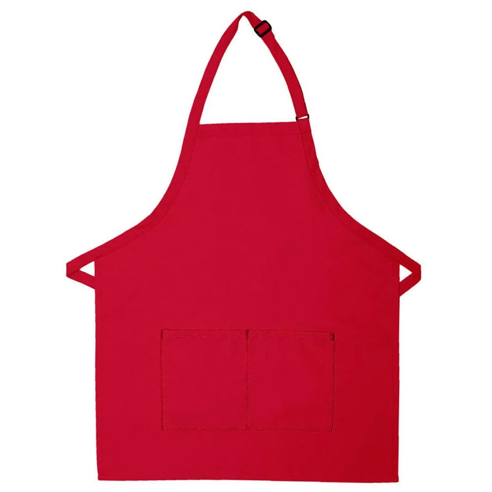 Adult 2-Pocket Bib Apron
