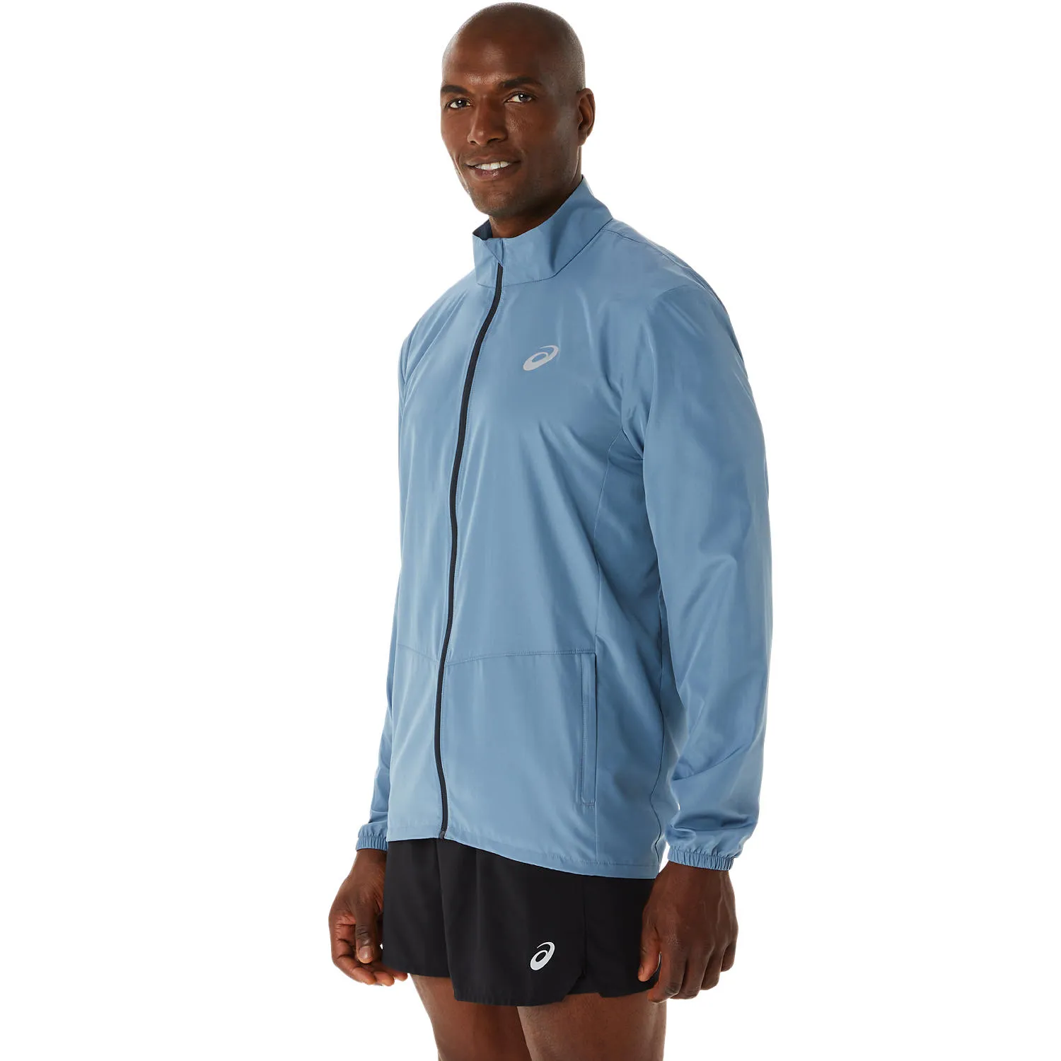 Asics Men&#x27;s Core Jacket Steel Blue | Buy Asics Men&#x27;s Core Jacket Steel Blue here | Outnorth