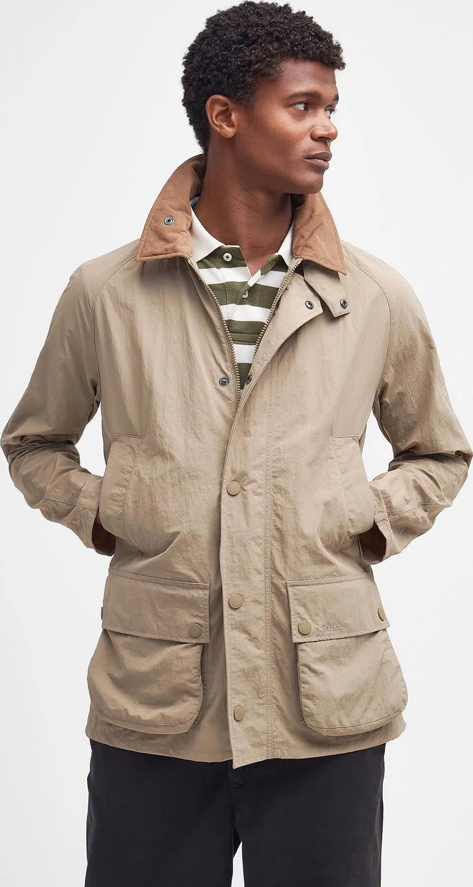 Barbour Men&#x27;s Ashby Showerproof Jacket Timberwolf | Buy Barbour Men&#x27;s Ashby Showerproof Jacket Timberwolf here | Outnorth