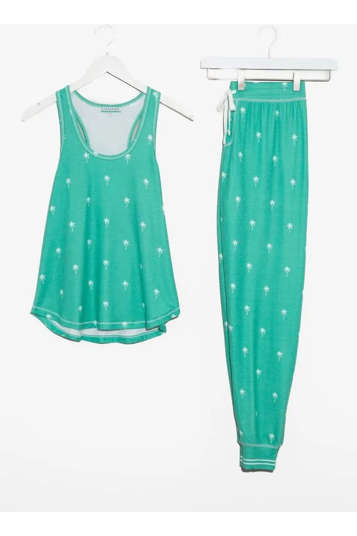 Beach More Worry Less - Tank Top - Green