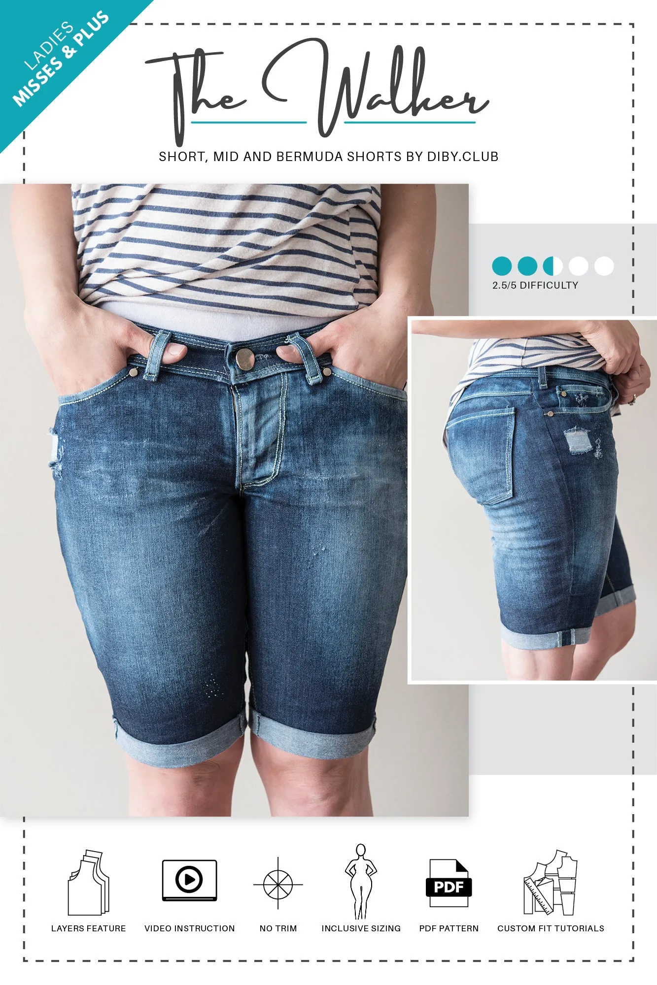 Bespoke Jean PDF Sewing Pattern Bundle