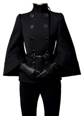 Black Jacket with flared sleeves