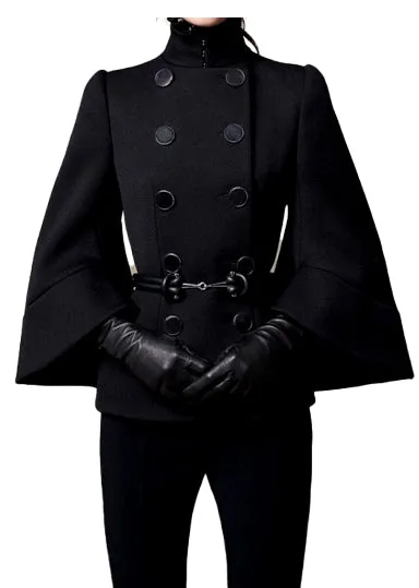 Black Jacket with flared sleeves