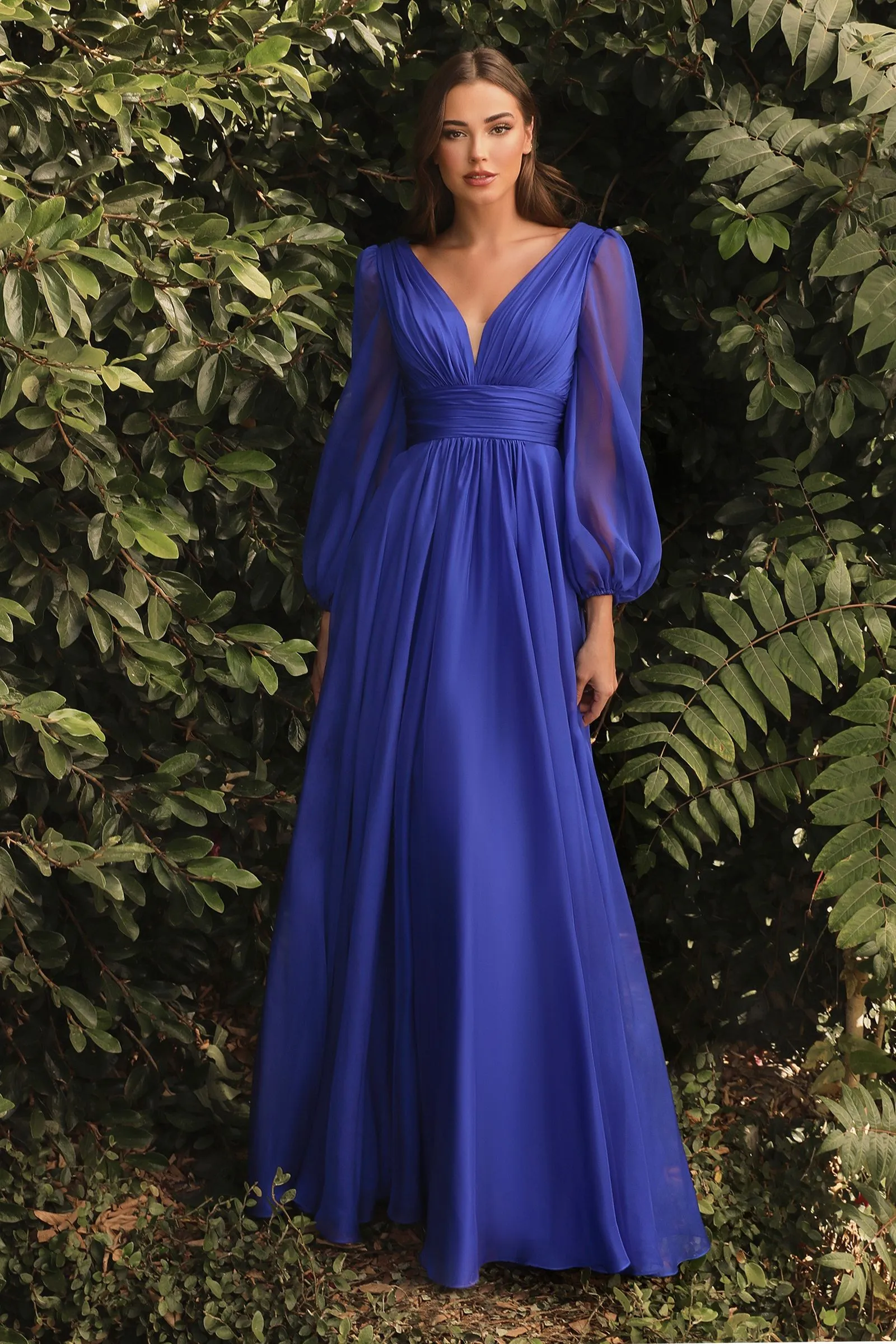Chiffon Long Sleeve Dress Sale