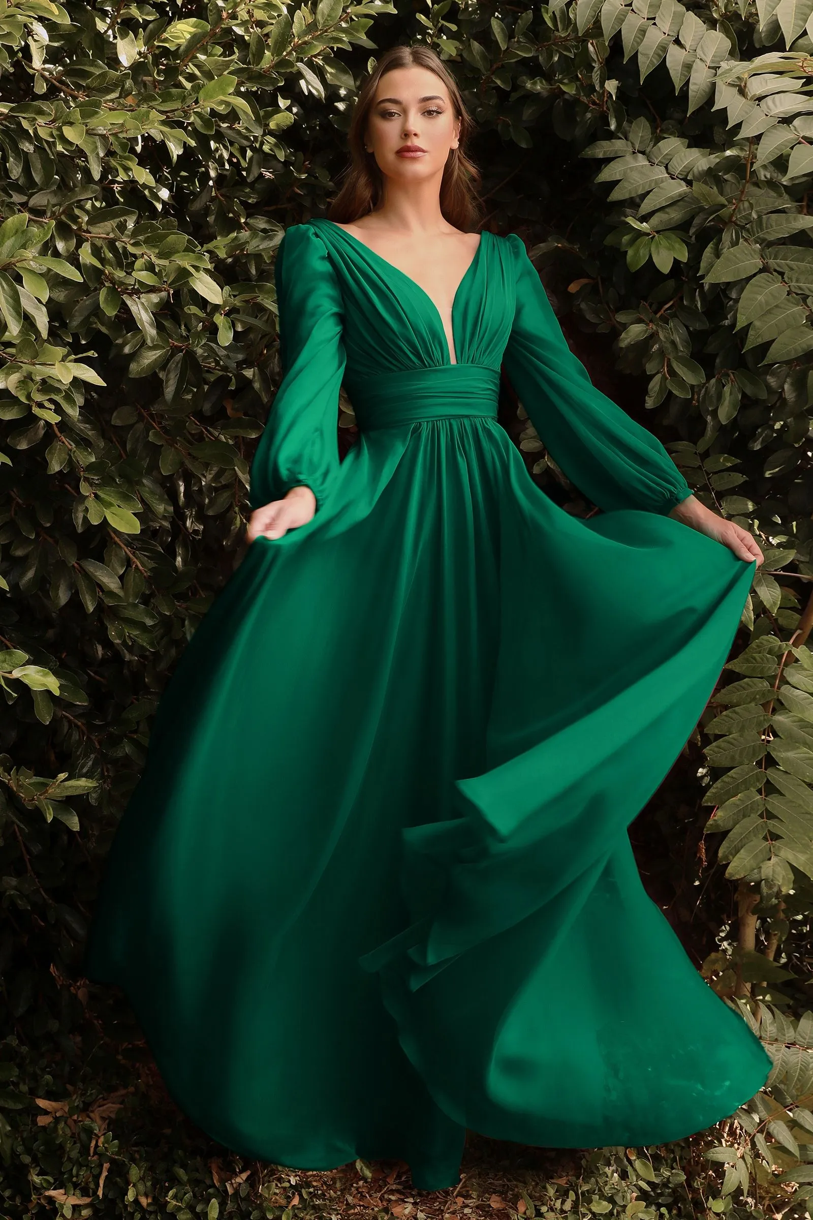 Chiffon Long Sleeve Dress Sale