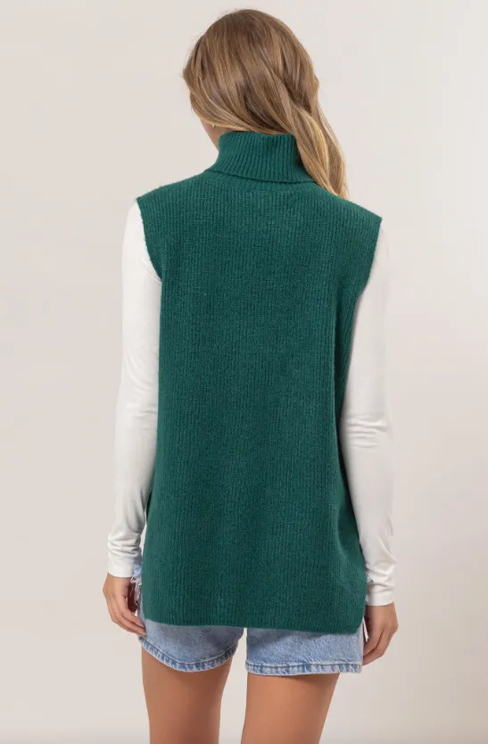 Chris Turtleneck Sweater Vest