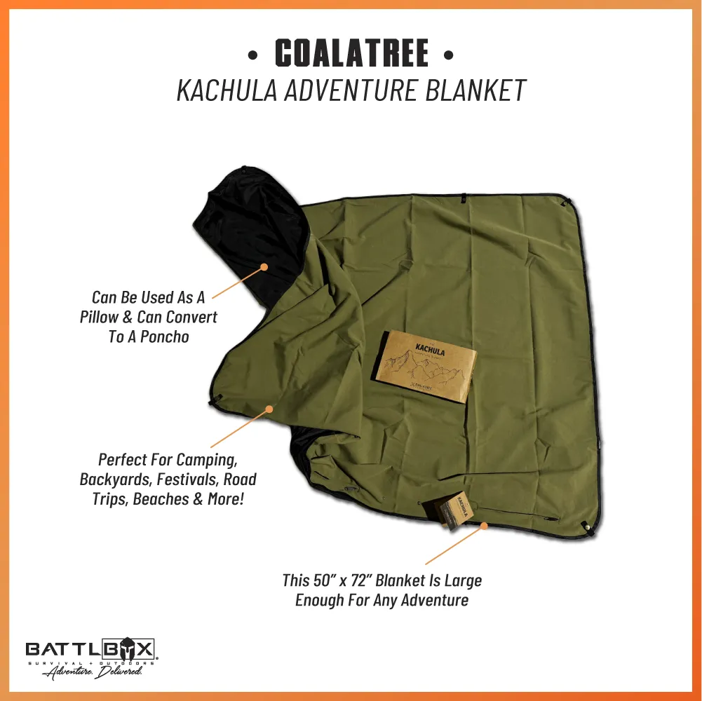 COALATREE KACHULA BLANKET WITH HOOD/PONCHO