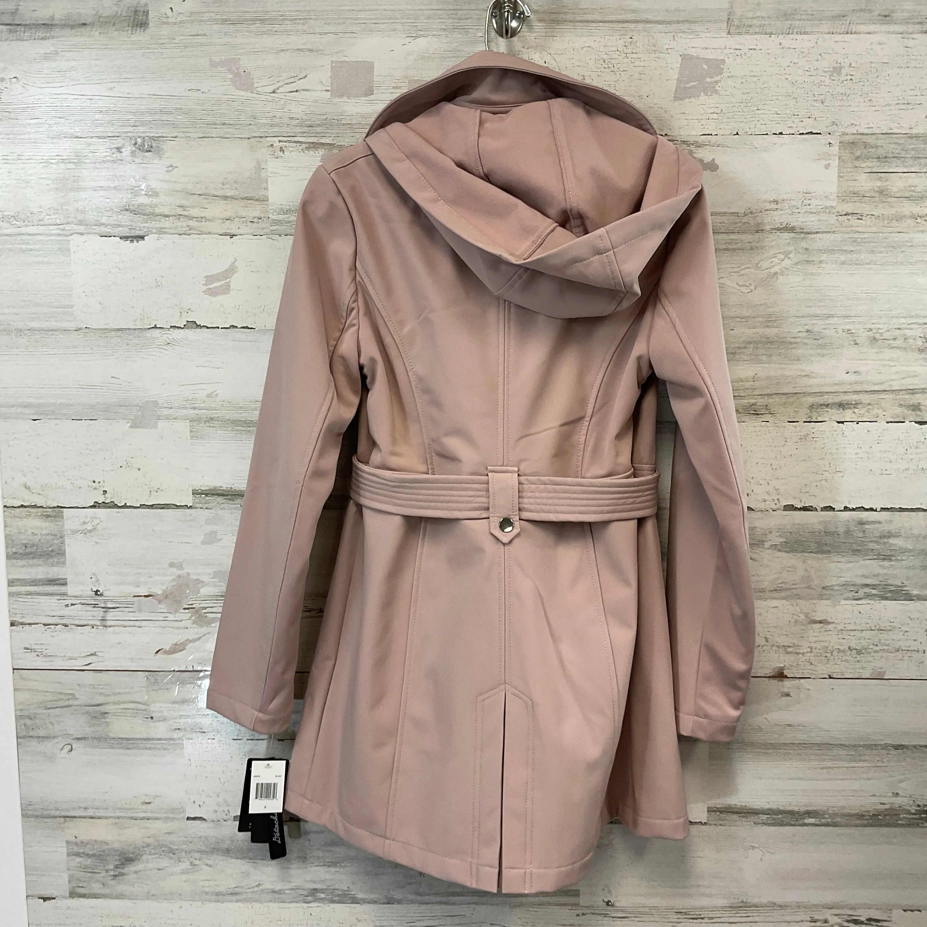 Coat Trench Coat By Sebby In Pink, Size: S