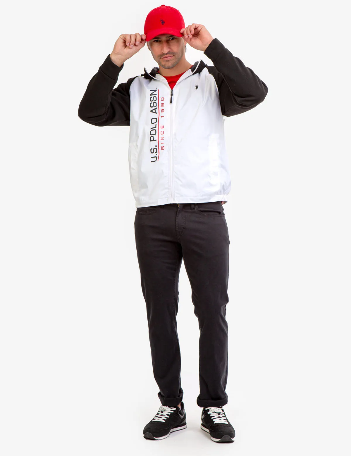 COLORBLOCK FLEECE HOODED JACKET