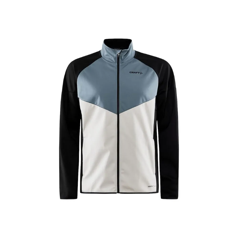 Craft Men&#x27;s Glide Block Jacket Black Trooper | Buy Craft Men&#x27;s Glide Block Jacket Black Trooper here | Outnorth