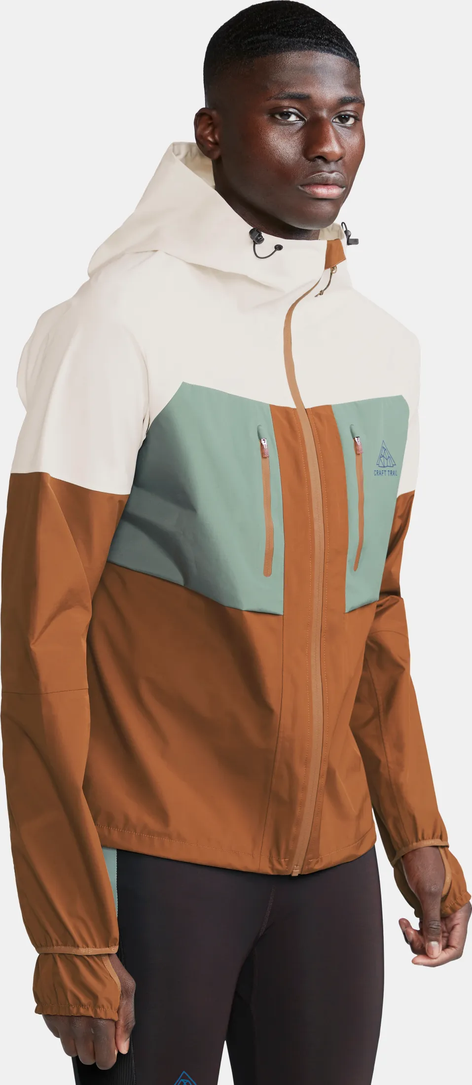 Craft Men&#x27;s Pro Trail Hydro Jacket Roots/Tofu | Buy Craft Men&#x27;s Pro Trail Hydro Jacket Roots/Tofu here | Outnorth
