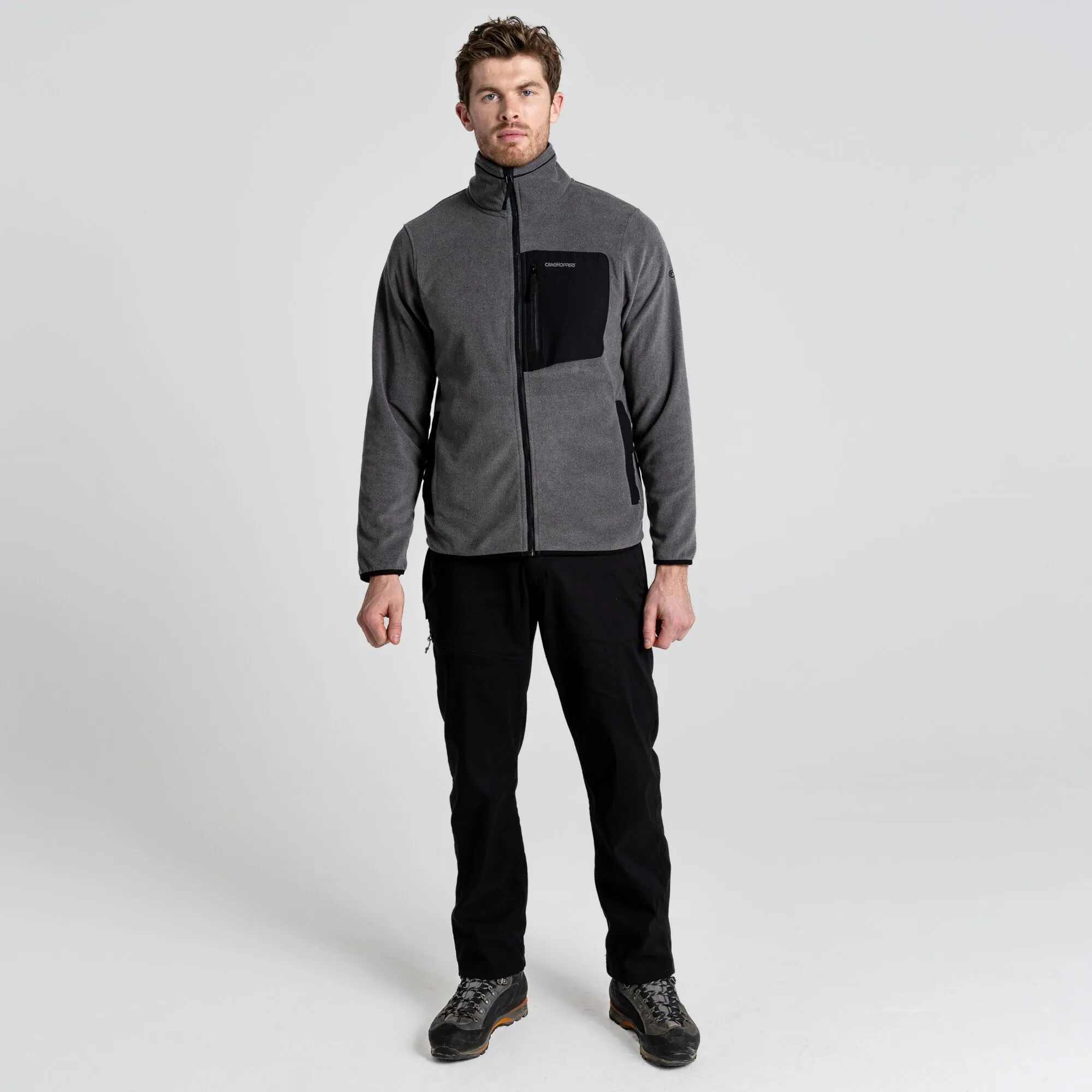 Craghoppers Men&#x27;s Corey Plus Jacket Black Pepper | Buy Craghoppers Men&#x27;s Corey Plus Jacket Black Pepper here | Outnorth