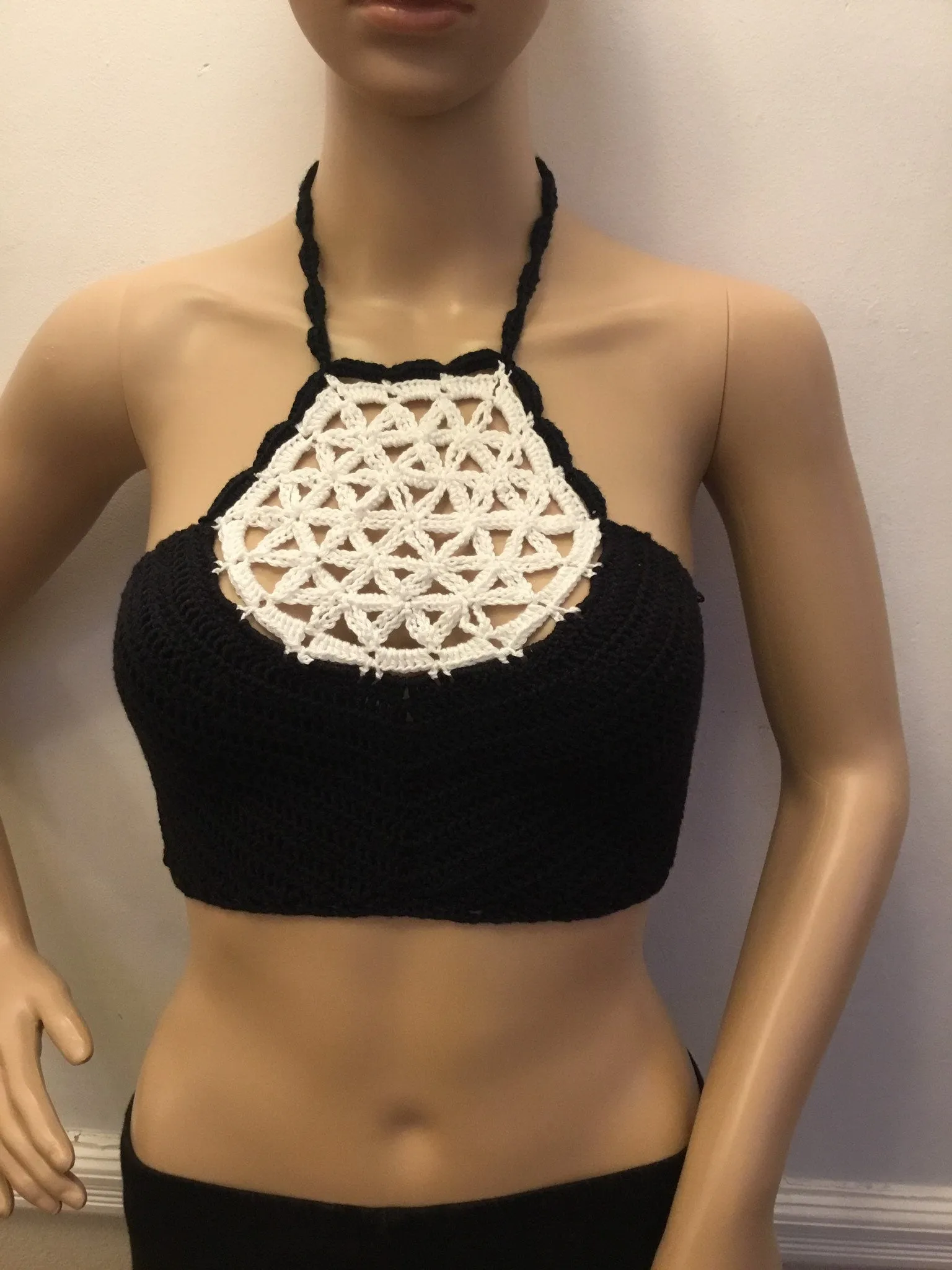 Crochet Festival Halter Top