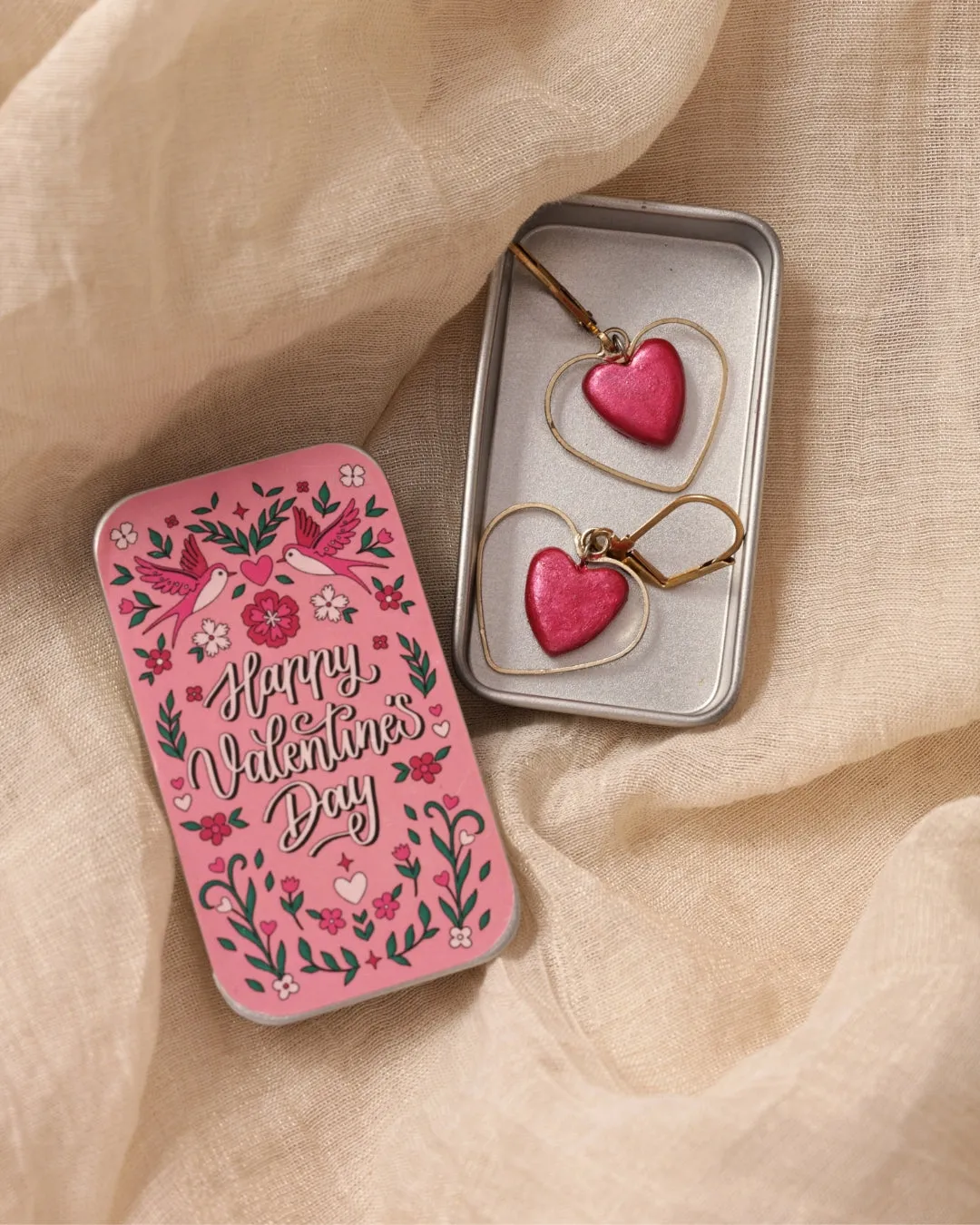 Dainty Heart Earrings