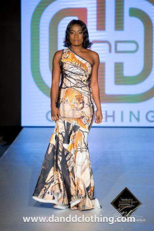D&D Red Carpet Tiger Dress