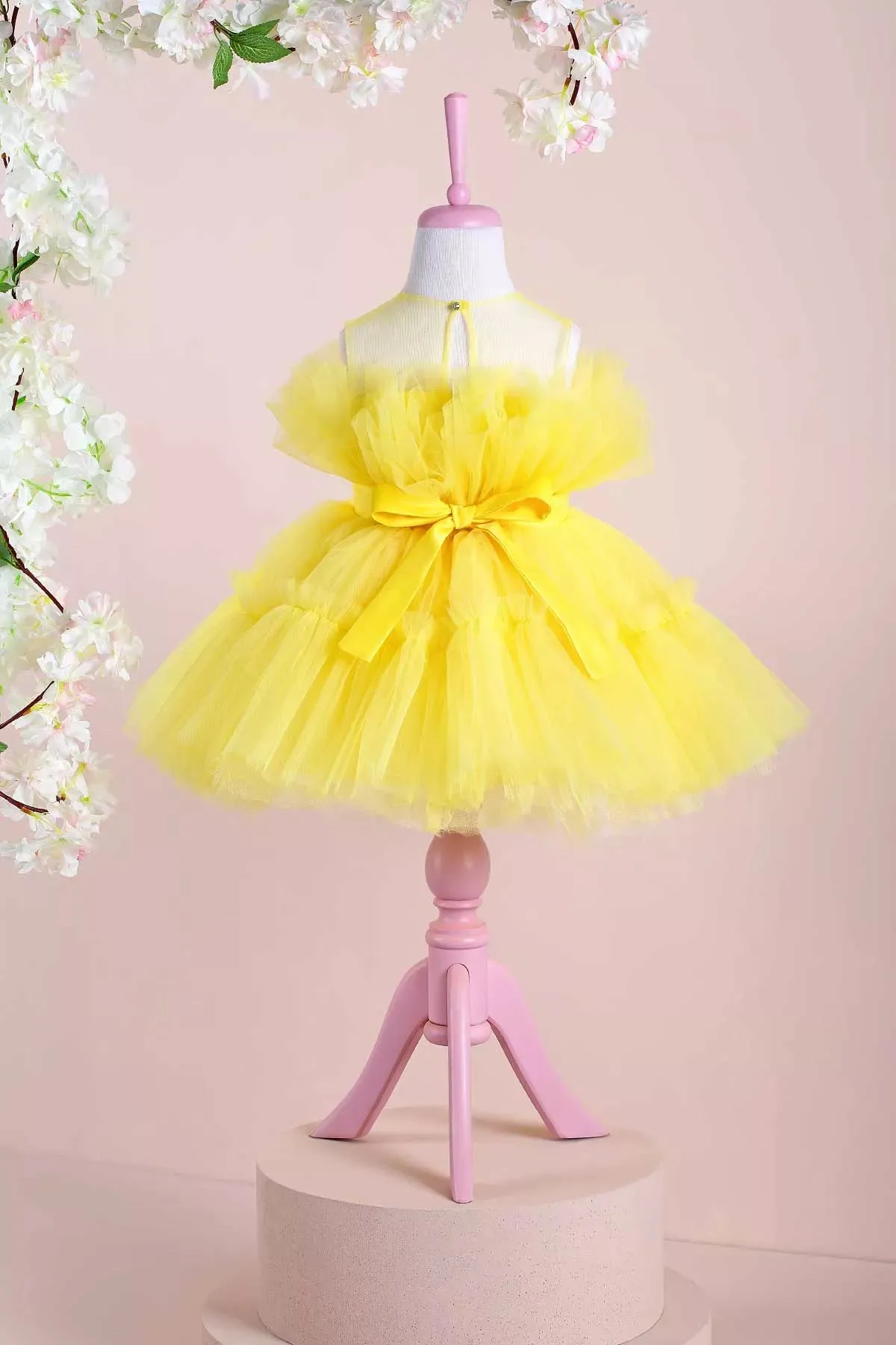 Diana Yellow Party Dress