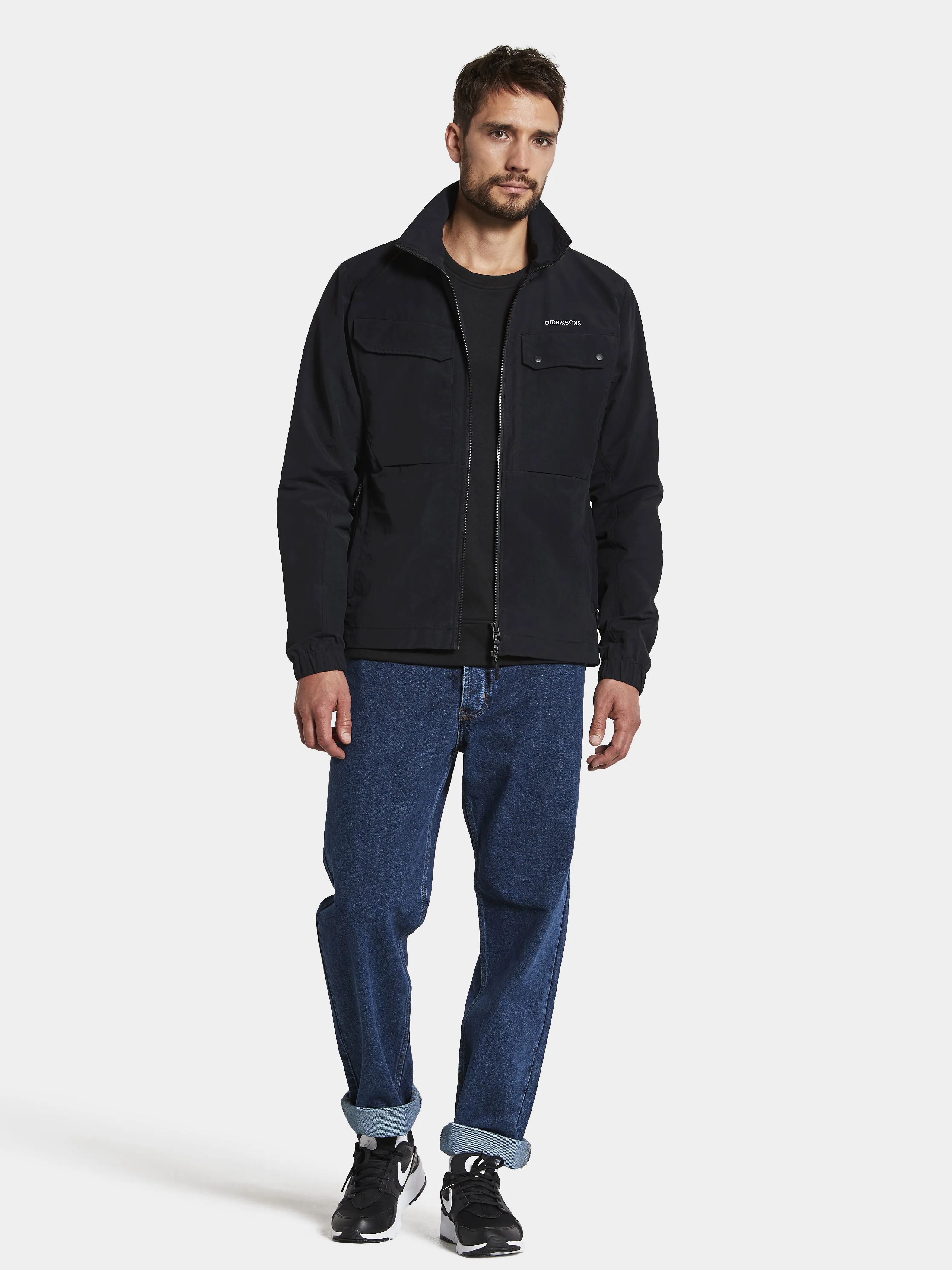 Didriksons Nico Men&#x27;s Jacket Black | Buy Didriksons Nico Men&#x27;s Jacket Black here | Outnorth