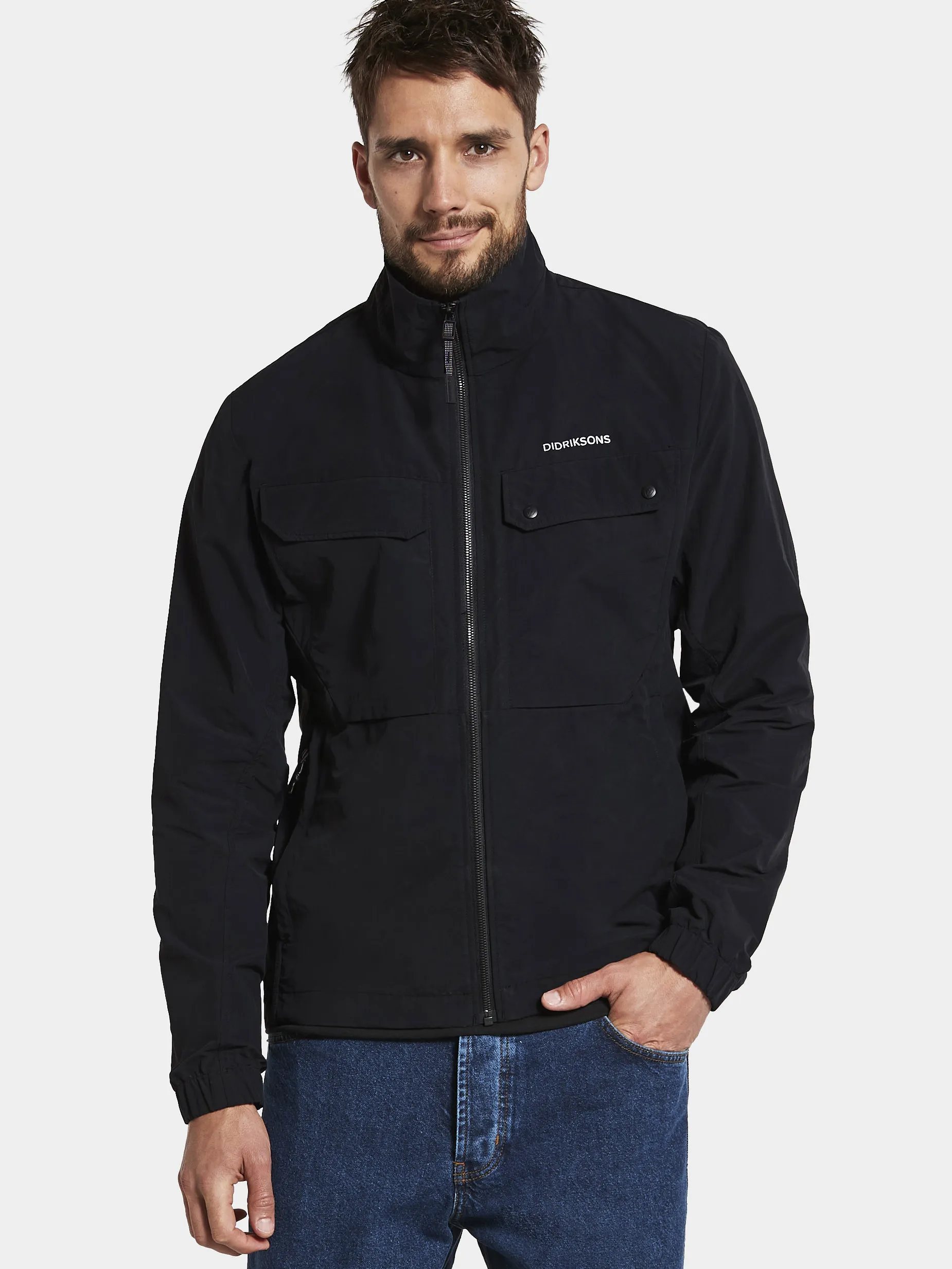 Didriksons Nico Men&#x27;s Jacket Black | Buy Didriksons Nico Men&#x27;s Jacket Black here | Outnorth