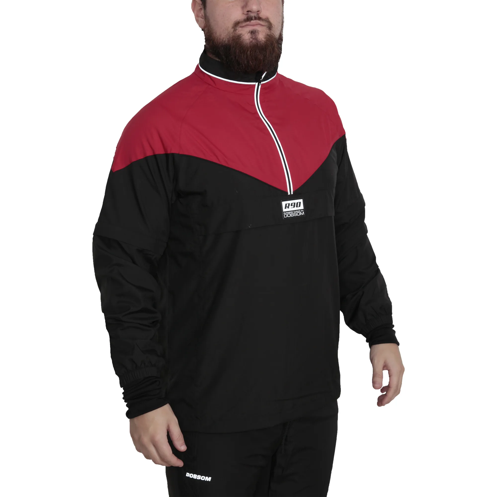 Dobsom Men&#x27;s R90 Classic Jacket Black/Red | Buy Dobsom Men&#x27;s R90 Classic Jacket Black/Red here | Outnorth