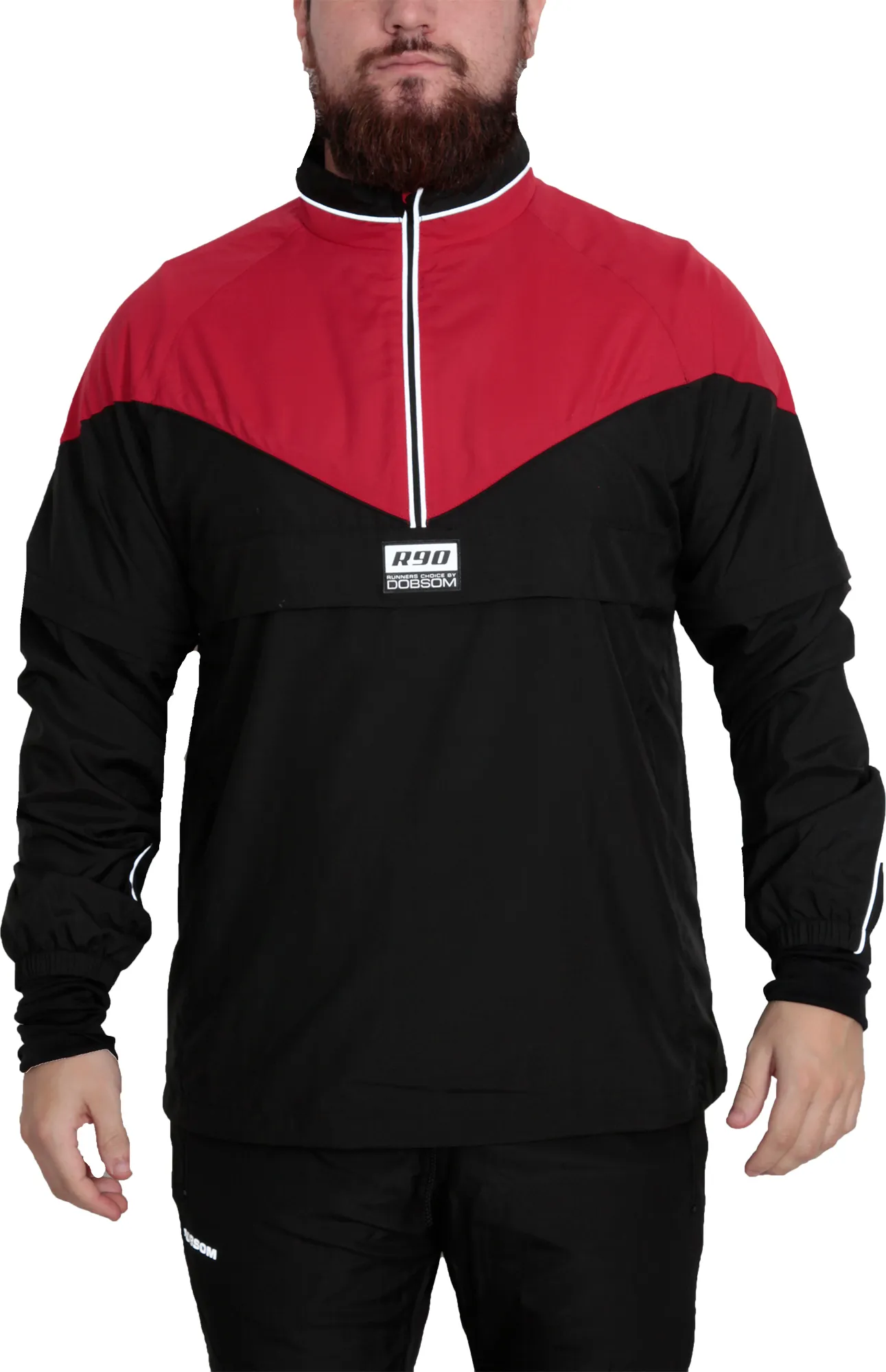 Dobsom Men&#x27;s R90 Classic Jacket Black/Red | Buy Dobsom Men&#x27;s R90 Classic Jacket Black/Red here | Outnorth