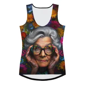 Elegant Contrast Sublimation Cut & Sew Tank Top