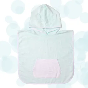 FancyFluff Bamboo Cotton Kids Poncho- Bear
