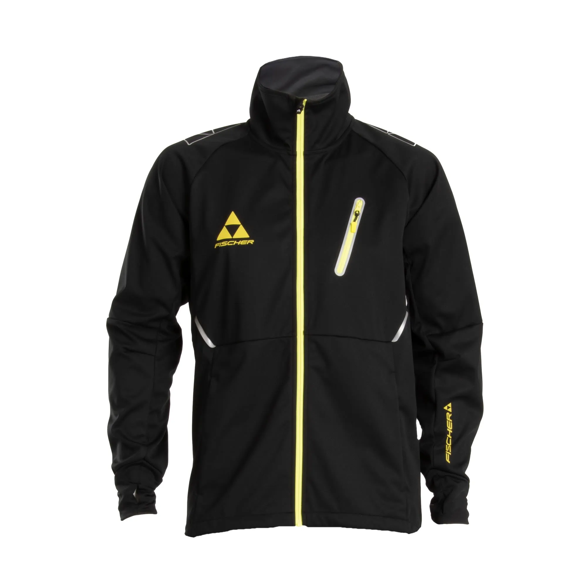 Fischer Men&#x27;s Åsarna 2 Jacket Black/Yellow | Buy Fischer Men&#x27;s Åsarna 2 Jacket Black/Yellow here | Outnorth