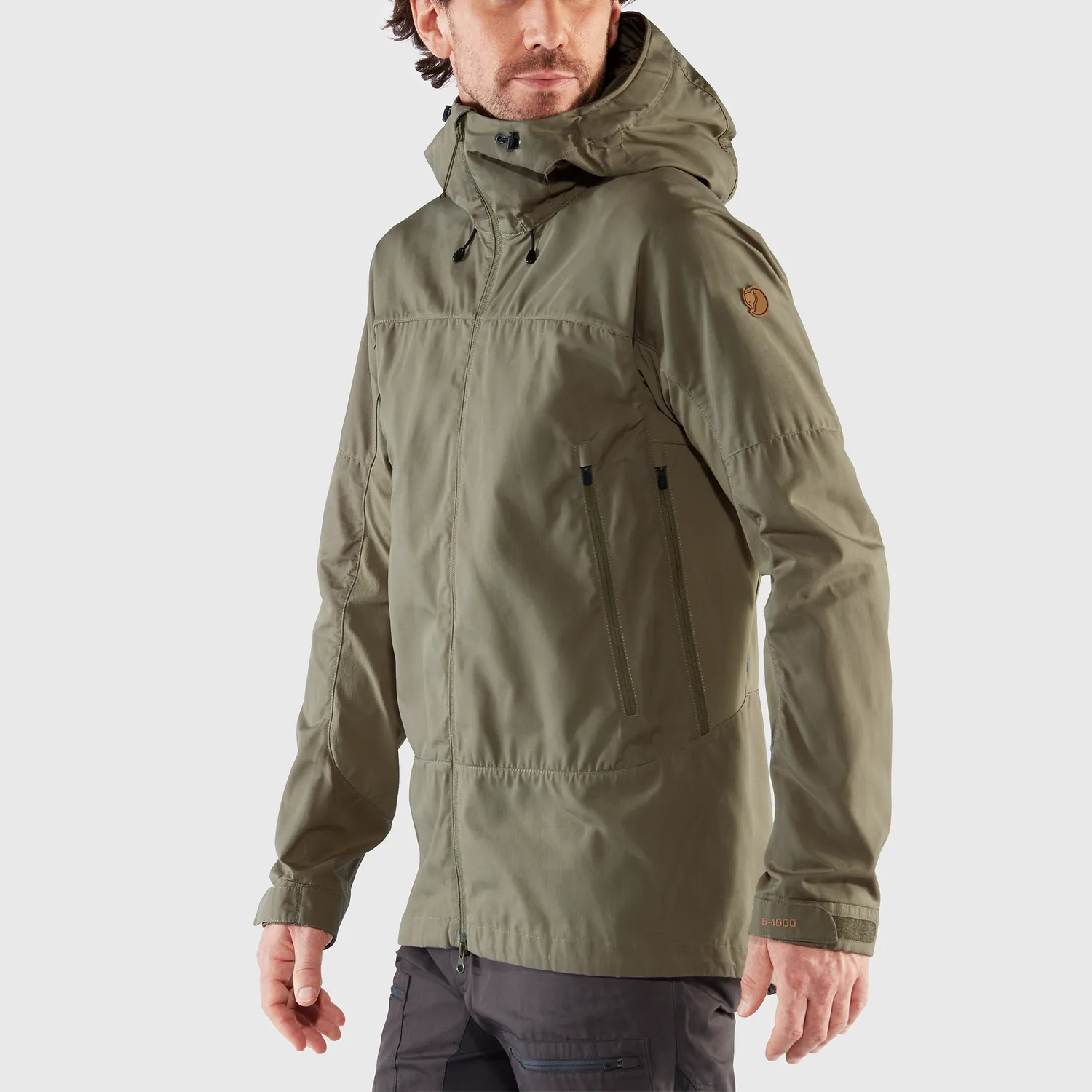Fjällräven Men&#x27;s Abisko Lite Trekking Jacket Dark Grey/Black | Buy Fjällräven Men&#x27;s Abisko Lite Trekking Jacket Dark Grey/Black here | Outnorth