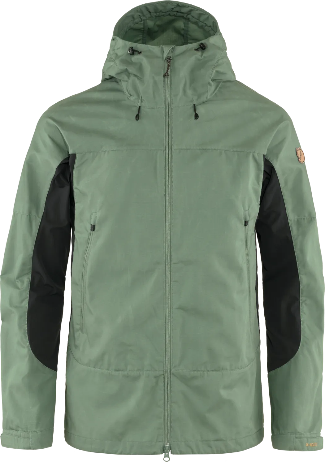 Fjällräven Men&#x27;s Abisko Lite Trekking Jacket Patina Green/Dark Grey | Buy Fjällräven Men&#x27;s Abisko Lite Trekking Jacket Patina Green/Dark Grey here | Outnorth