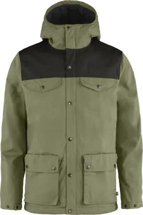 Fjällräven Men&#x27;s Greenland Winter Jacket Green-Dark Grey | Buy Fjällräven Men&#x27;s Greenland Winter Jacket Green-Dark Grey here | Outnorth
