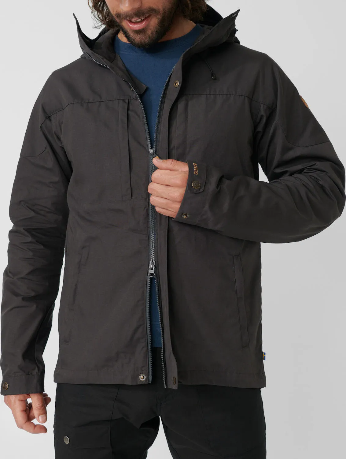Fjällräven Men&#x27;s Skogsö Jacket Dark Grey | Buy Fjällräven Men&#x27;s Skogsö Jacket Dark Grey here | Outnorth
