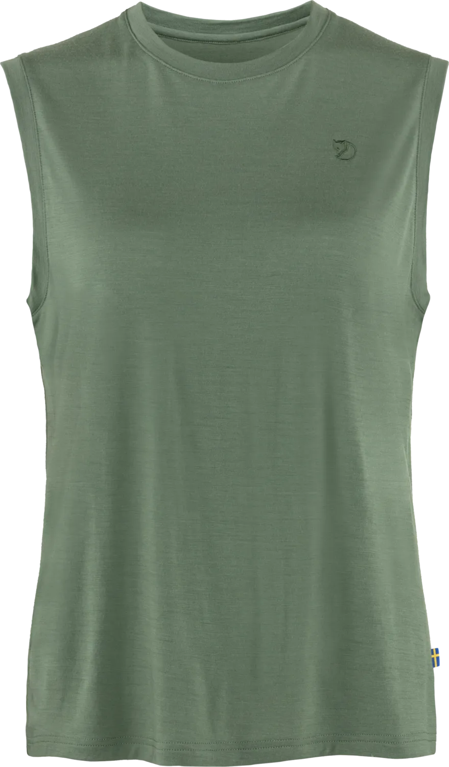 Fjällräven Women&#x27;s Abisko Wool Tank Top Patina Green | Buy Fjällräven Women&#x27;s Abisko Wool Tank Top Patina Green here | Outnorth