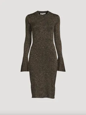 Frame - Godet Lurex Dress