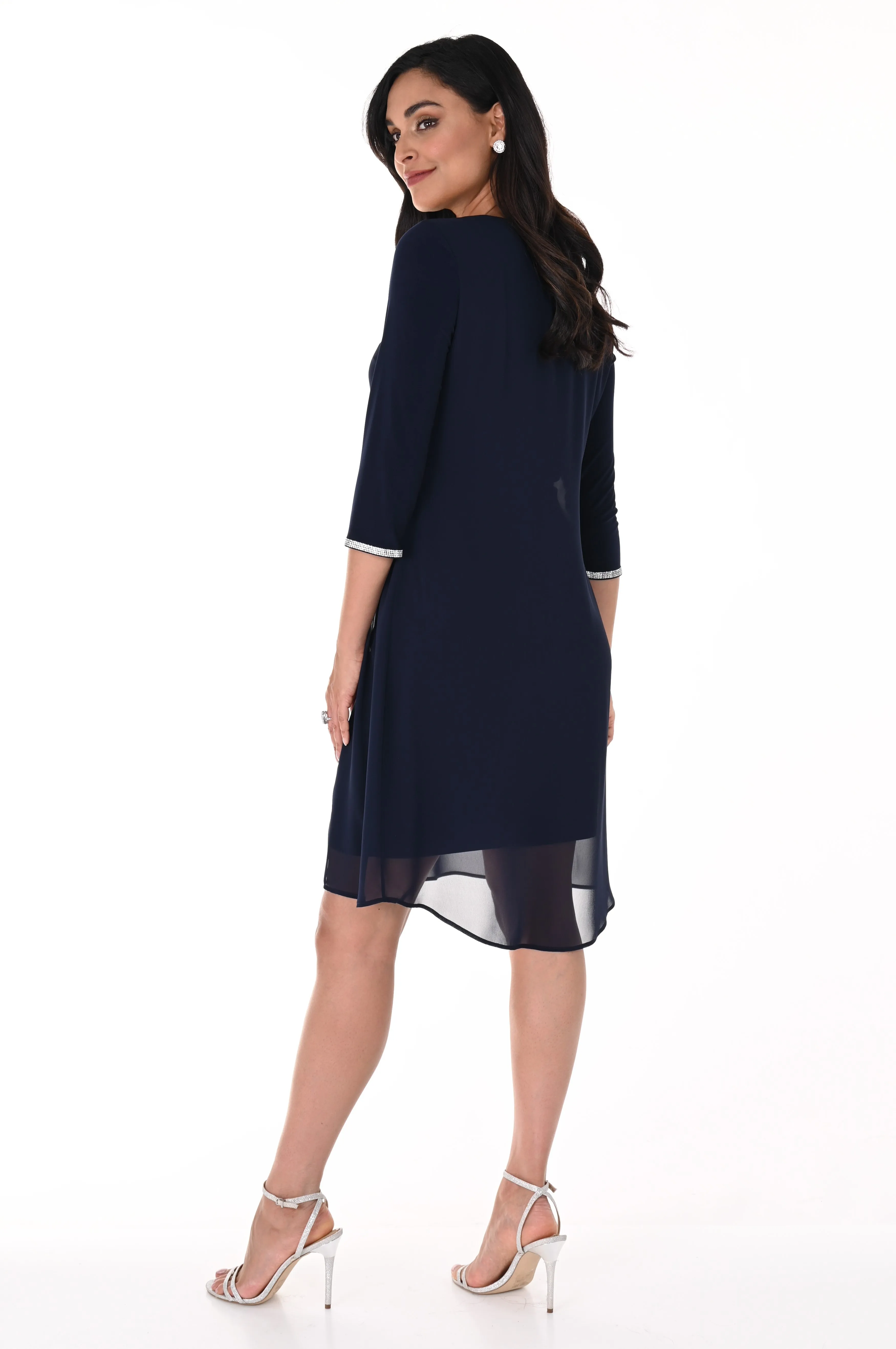 Frank Lyman Dress 208003-MID Midnight