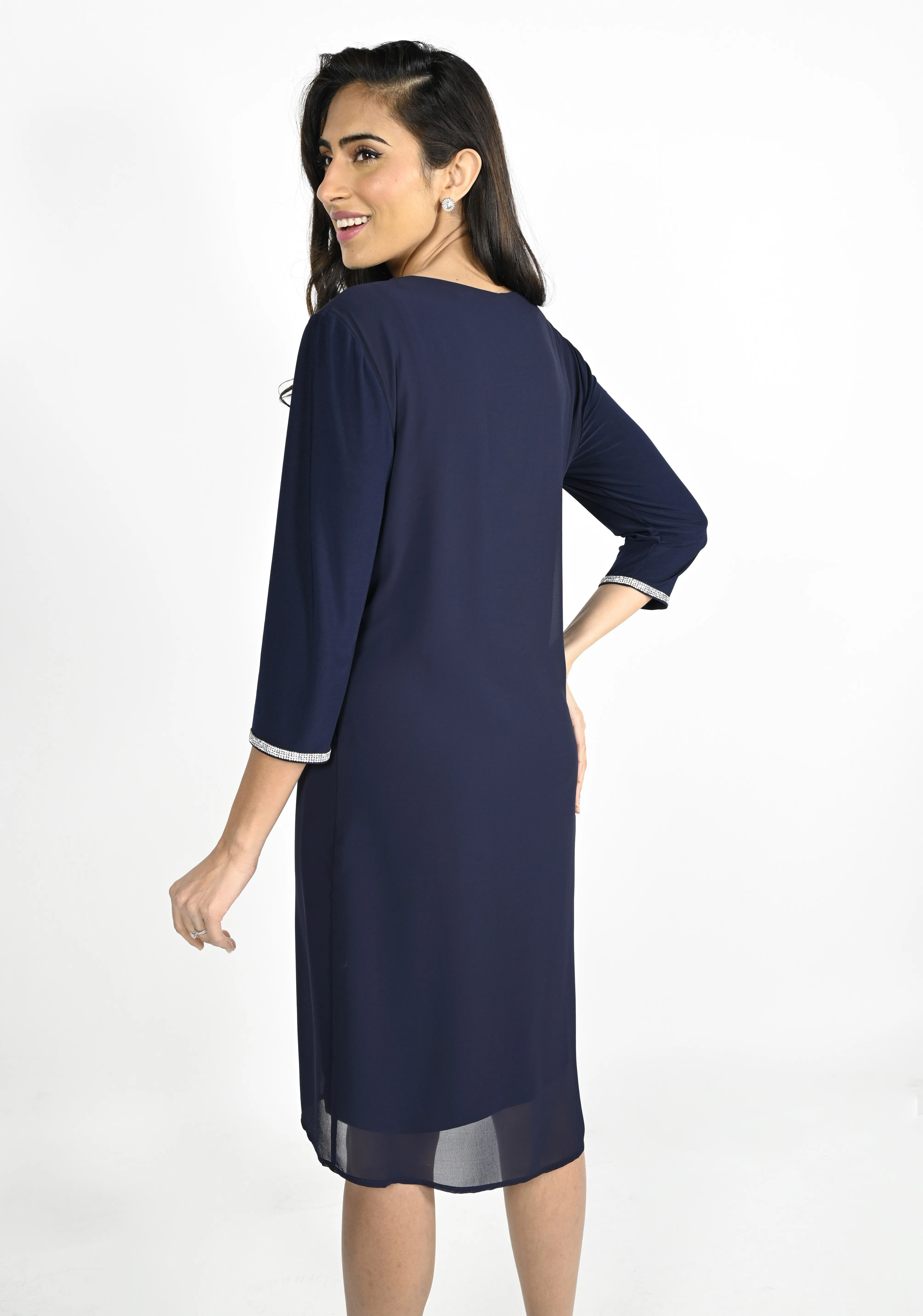 Frank Lyman Dress 208003-MID Midnight