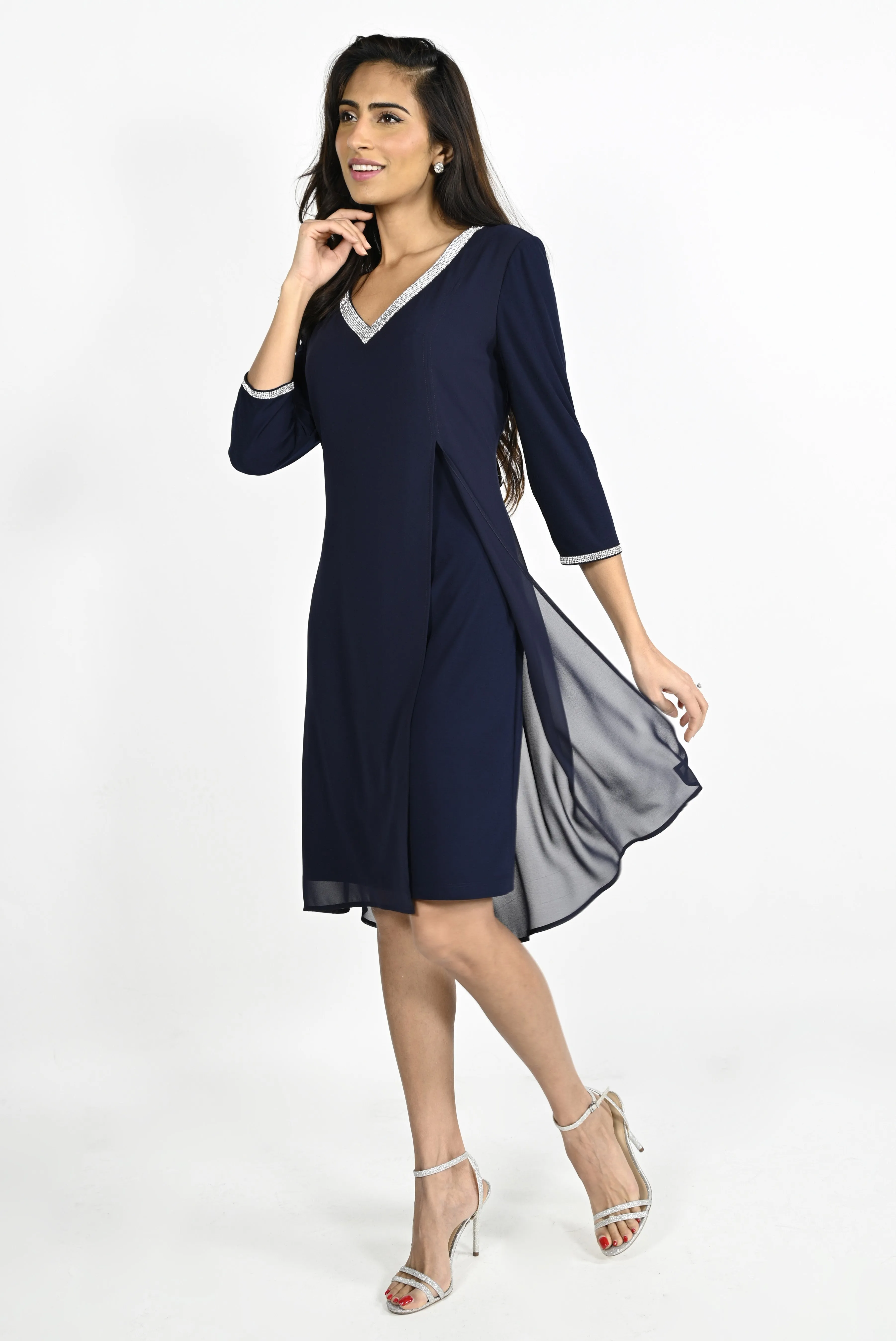 Frank Lyman Dress 208003-MID Midnight