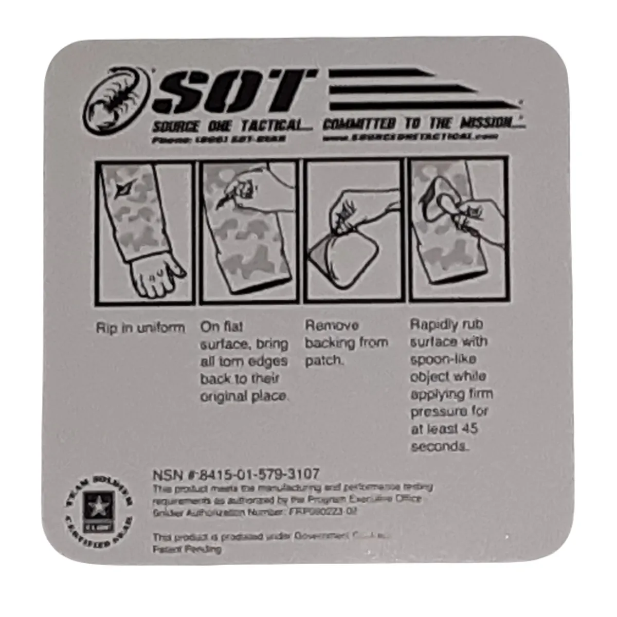 GI Fire Resistant Repair Patches