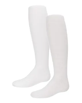 Girls' 2 Pair Pack Butterfly Opaque Tights