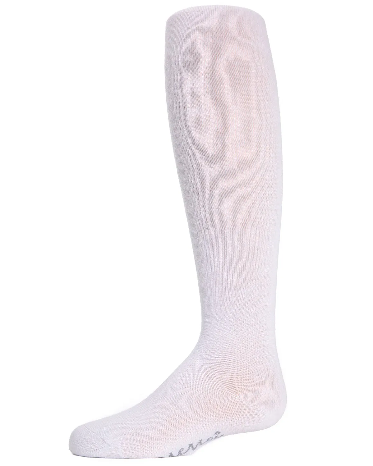 Girls' Soft Pima Cotton Opaque Tights